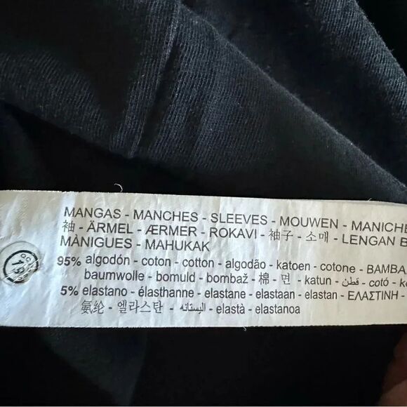 Zara Women’s Black Solid Crewneck Cotton Essential Sleeveless T-Shirt SZ S #1164 - Picture 10 of 12